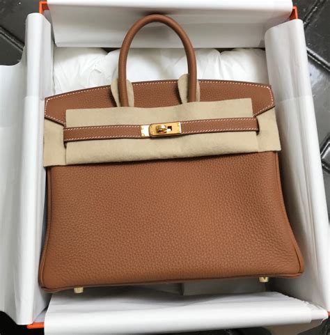 Hermes togo Birkin 25 gold